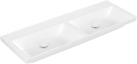 Villeroy & Boch Subway 3.0 Schrank-Doppelwaschtisch, 1300 x 470 x 165 mm, Wei&szlig; Alpin