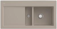 Villeroy & Boch Einbausp&uuml;le Subway 60 1000x510mm Ablgarn. IB re aus Keramik Almond