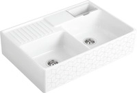 Villeroy & Boch Sp&uuml;lstein 895x630mm Exc-Garn. Sp&uuml;lbecken m.tig aus Keramik