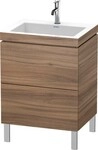 Duravit L-Cube c-bonded Set bodenstehend Nussbaum Matt 600x480x698 mm - LC6936O7979