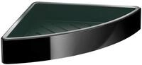 emco loft Eckschwammkorb mit Kunststoffeinsatz 179 x 36 x 179 mm, schwarz/schwarz,