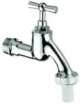 Schell Auslaufventil mit Knebelgriff 1/2" mattchrom 034050399