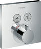 Hansgrohe Thermostat Unterputz ShowerSelect Fertigset 2 Verbraucher chrom, 15763000