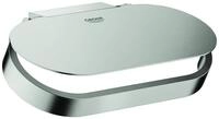 GROHE WC-Papierhalter Selection 41069 mit Deckel supersteel, 41069DC0 41069DC0