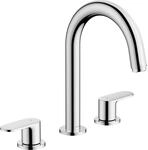 Hansgrohe 3-Loch Waschtischarmatur Vernis Blend chrom, 71553000 71553000