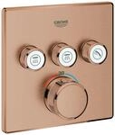 GROHE Thermostat Grohtherm SmartControl 29126 eckig FMS 3 ASV warm sunset geb.,
