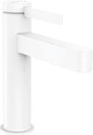 Hansgrohe Waschtischmischer 110 Finoris m.Zugstangen-Ablaufgarnitur mattweiss,