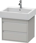Duravit Ketho Waschtischunterbau wandh&auml;ngend Betongrau Matt 550x440x480 mm -