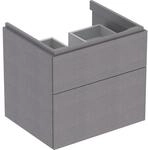 Geberit Xeno2 Unterschrank f. Waschtisch, 2 Schubladen 58x53x46,2cm, sculturagrau,