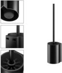 KEUCO Plan Black Selection Toilettenb&uuml;rstengarnitur Wandmodell, schwarz