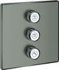 GROHE 3-fach UP-Ventil Grohtherm Smart Control 29127 eck FMS hard graphite geb.,