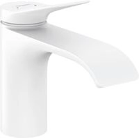Hansgrohe Waschtischmischer 80 Vivenis m.Zugstangen-Ablaufgarnitur mattweiss,