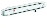 GROHE Thermostatarmatur Grohtherm 1000 34817_3 mit Brausegarnitur 600mm chrom,