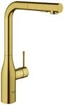 GROHE K&uuml;chenarmatur Essence 30504 auszb. Sp&uuml;lbrause cool sunrise geb&uuml;rstet,