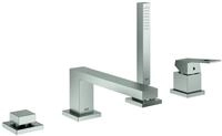 GROHE 4-Loch-Einhand-Wannenkombination Eurocube 19897_1 supersteel, 19897DC1...