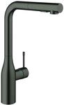 GROHE K&uuml;chenarmatur Essence 30504 auszb. Sp&uuml;lbrause hard graphite geb., 30504AL0