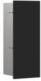 emco B&uuml;rstengarnitur -Modul asis pure T&uuml;ranschlag links, Unterputz, 435mm, schwarz