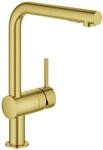 GROHE K&uuml;chenarmatur Minta 30274 L-Ausl. azb. Sp&uuml;lbrause cool sunrise geb,...