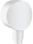 Hansgrohe Schlauchanschluss DN15 Fixfit S mit R&uuml;ckflussverhinderer mattweiss,