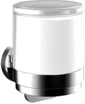 emco round Einhand-Seifenspender Glasteil satiniert, chrom, 432100101 432100101