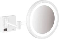 Hansgrohe Rasierspiegel AddStoris mattweiss mit LED Licht, 41790700 41790700