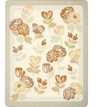 Biederlack Wohn- und Kuscheldecke 'Bloom Frame' 150 x 200 cm Bunt