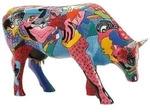 Partying with Pi-COW-sso - Cowparade Kuh Large