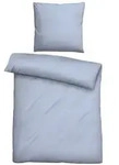Biberna Tencel Bettw&auml;sche 'Uni' 135 x 200 cm Eisblau