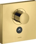 Axor ShowerSelect Thermostat Highflow eckig f&uuml;r 1 Verbraucher Unterputz - Polished