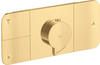 Axor One Thermostatmodul für 3 Verbraucher Unterputz - Brushed Gold Optic - 45713250