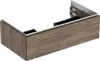 Geberit ONE Waschtischunterschrank mit 1 Schublade 888 x 266 x 470 mm - Nussbaum