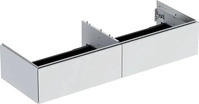 Geberit ONE Waschtischunterschrank mit 2 Schubladen 1332 x 266 x 470 mm - Wei&szlig;...