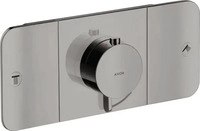 Axor One Thermostatmodul f&uuml;r 2 Verbraucher Unterputz - Polished Black Chrome -