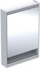 Geberit ONE Vorbau-Spiegelschrank mit Nische 1 Tür Anschlag rechts mit Beleuchtung