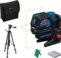 Bosch Professional Kombilaser GCL 12V-50-22 CG Ohne Akku mit Baustativ BT 150 - in