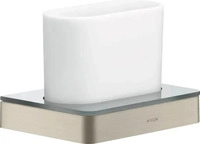 Axor Universal abgerundet Zahnputzbecher - Brushed Nickel - 42834820