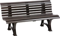Blome Gartenbank Helgoland 3-Sitzer L&auml;nge 1500 mm braun