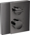 Axor Edge Thermostat mit Absperrventil Unterputz - Polished Black Chrome
