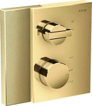 Axor Edge Thermostat mit Absperrventil Unterputz - Polished Gold Optic