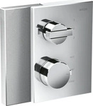 Axor Edge Thermostat mit Absperr- und Umstellventil Unterputz - Chrom