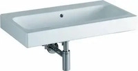 Geberit iCon Waschtisch 750 mm x 485 mm ohne Hahnloch - Wei&szlig; Alpin KeraTect -