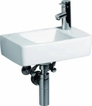 Geberit Renova Compact Handwaschbecken 272142 400 mm x 250 mm mit Hahnloch...
