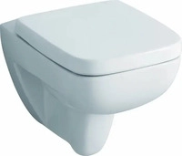 Geberit Renova Plan Tiefsp&uuml;l-WC wandh&auml;ngend 4,5 / 6 Liter sp&uuml;lrandlos - Wei&szlig;