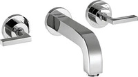 Axor Citterio 3-Loch Waschtischarmatur Hebelgriff Unterputz Ausladung 222 mm - Chrom