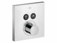 Axor ShowerSelect Thermostat eckig für 2 Verbraucher Unterputz - Chrom -...
