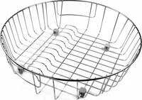 Pyramis Geschirrkorb f&uuml;r Rundbecken Durchmesser 385 mm Edelstahl 370 x 370 mm -