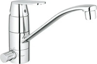 Grohe Eurosmart Cosmopolitan Einhand-Sp&uuml;ltischbatterie integriertes Absperrventil