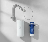 Grohe Red Mono Standventil mit C-Auslauf und Boiler Gr&ouml;&szlig;e L - Chrom - 30080001