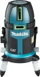 Makita Akku-Multilinienlaser 12V, SK209GDZ, 10 m, Ohne Akku im Transportkoffer