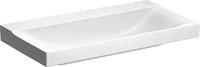 Geberit Xeno&sup2; Waschtisch ohne Hahnloch ohne &Uuml;berlauf 900 mm x 480 mm - Wei&szlig;